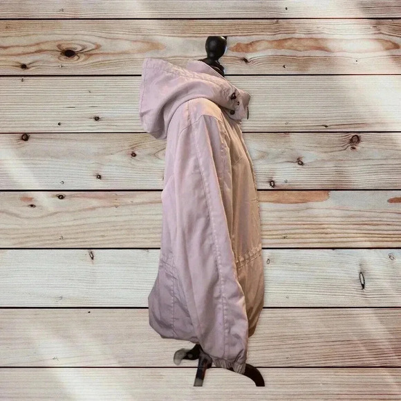 PACIFIC TRAIL WOMENS LIGHT TAN JACKET SIZE LARGE WITH HOODIE - Picture 4 of 4